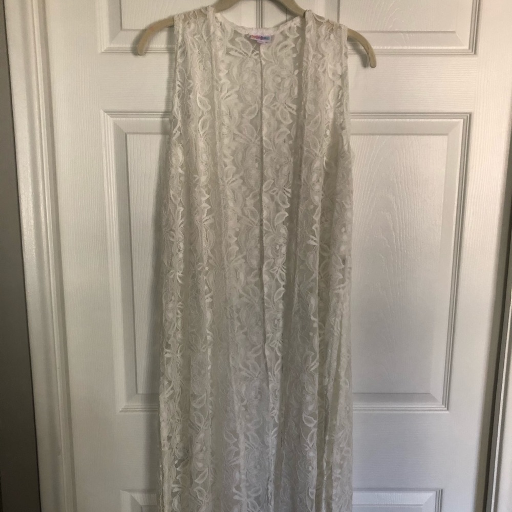 LuLaRoe Long Lace Vest